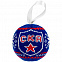 Шарик новогодний «СКА», синий с логотипом в Санкт-Петербурге заказать по выгодной цене в кибермаркете AvroraStore