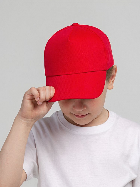 Бейсболка детская Standard Kids, красная с логотипом в Санкт-Петербурге заказать по выгодной цене в кибермаркете AvroraStore
