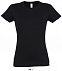 Фуфайка (футболка) IMPERIAL женская,Глубокий черный L с логотипом в Санкт-Петербурге заказать по выгодной цене в кибермаркете AvroraStore