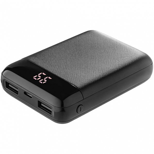 Внешний аккумулятор Uniscend Full Feel 10000 mAh с индикатором заряда, черный с логотипом в Санкт-Петербурге заказать по выгодной цене в кибермаркете AvroraStore