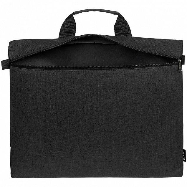Конференц-сумка Melango, черная с логотипом в Санкт-Петербурге заказать по выгодной цене в кибермаркете AvroraStore