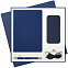 Подарочный набор Spark, синий (ежедневник, ручка, аккумулятор) с логотипом в Санкт-Петербурге заказать по выгодной цене в кибермаркете AvroraStore
