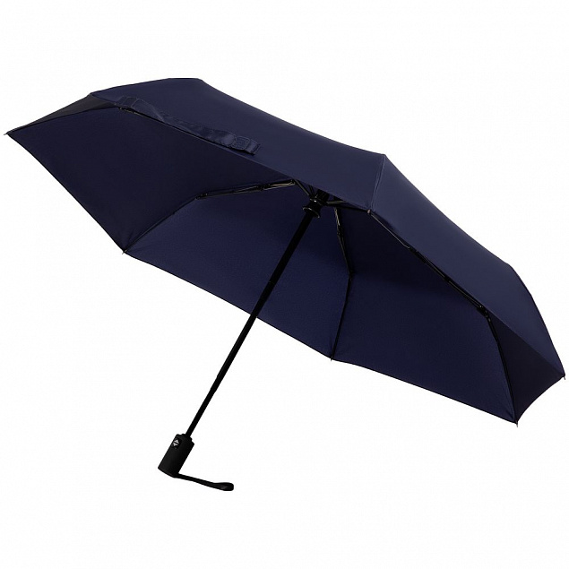 Зонт складной Trend Magic AOC, темно-синий с логотипом в Санкт-Петербурге заказать по выгодной цене в кибермаркете AvroraStore