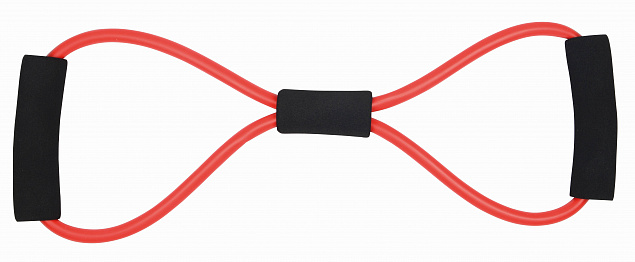 Лента для фитнеса ELASTICAL, черный / красный с логотипом в Санкт-Петербурге заказать по выгодной цене в кибермаркете AvroraStore