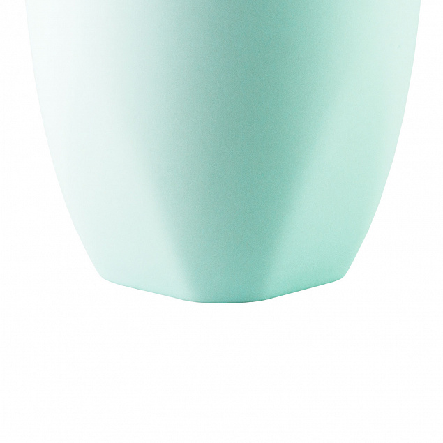 Керамическая кружка Tulip 380 ml, soft-touch, аква с логотипом в Санкт-Петербурге заказать по выгодной цене в кибермаркете AvroraStore