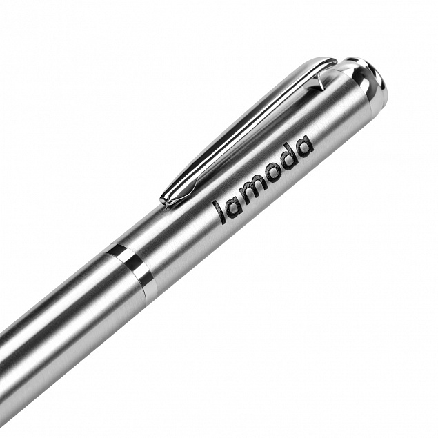 Шариковая ручка Sonata BP, серебро с логотипом в Санкт-Петербурге заказать по выгодной цене в кибермаркете AvroraStore