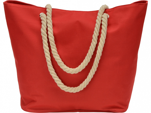 Пляжная сумка Seaside, красный с логотипом в Санкт-Петербурге заказать по выгодной цене в кибермаркете AvroraStore