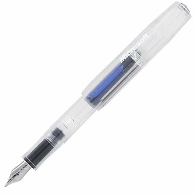 Ручка перьевая Perkeo, прозрачная с логотипом в Санкт-Петербурге заказать по выгодной цене в кибермаркете AvroraStore