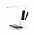 Настольная лампа Tenza с беспроводной зарядкой и держателем для ручек - Белый BB с логотипом в Санкт-Петербурге заказать по выгодной цене в кибермаркете AvroraStore