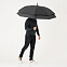 Зонт-трость Bora, черный с логотипом в Санкт-Петербурге заказать по выгодной цене в кибермаркете AvroraStore