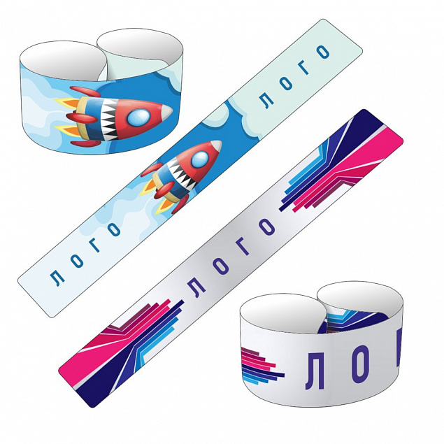 Браслет Slap с печатью на заказ с логотипом в Санкт-Петербурге заказать по выгодной цене в кибермаркете AvroraStore