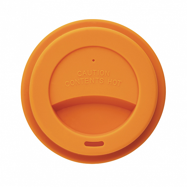 Стакан с крышкой PLA, 350 мл, оранжевый с логотипом в Санкт-Петербурге заказать по выгодной цене в кибермаркете AvroraStore