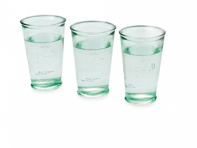 Набор из 3 стаканов для воды с логотипом в Санкт-Петербурге заказать по выгодной цене в кибермаркете AvroraStore