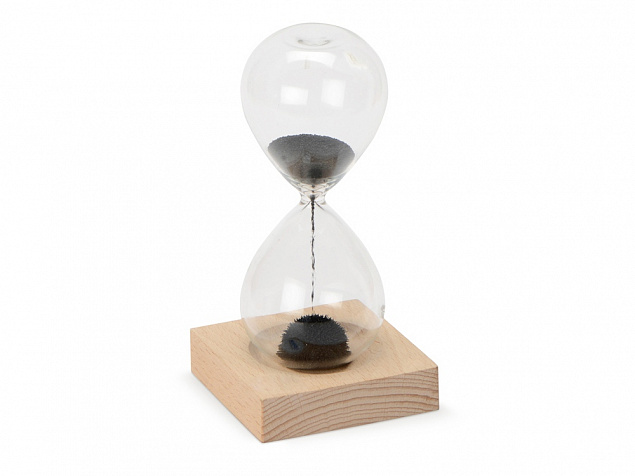 Песочные магнитные часы на деревянной подставке Infinity с логотипом в Санкт-Петербурге заказать по выгодной цене в кибермаркете AvroraStore