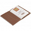Обложка для паспорта, коричневая с логотипом в Санкт-Петербурге заказать по выгодной цене в кибермаркете AvroraStore