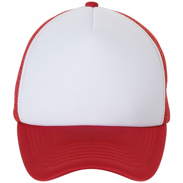 Бейсболка BUBBLE, красная с белым с логотипом в Санкт-Петербурге заказать по выгодной цене в кибермаркете AvroraStore