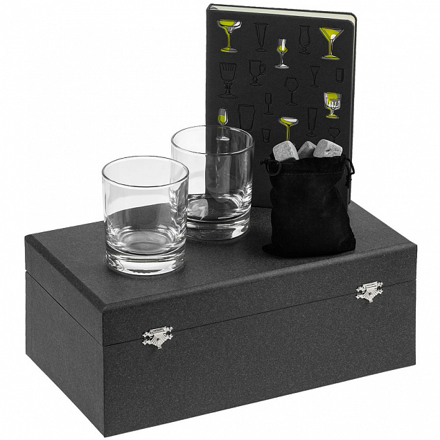 Набор «Культура пития», с бокалами и камнями для виски с логотипом в Санкт-Петербурге заказать по выгодной цене в кибермаркете AvroraStore