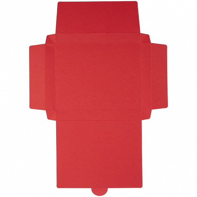 Коробка самосборная Flacky Slim, красная с логотипом в Санкт-Петербурге заказать по выгодной цене в кибермаркете AvroraStore