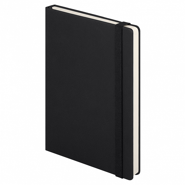 Ежедневник недатированный Marseille soft touch BtoBook, черный с логотипом в Санкт-Петербурге заказать по выгодной цене в кибермаркете AvroraStore