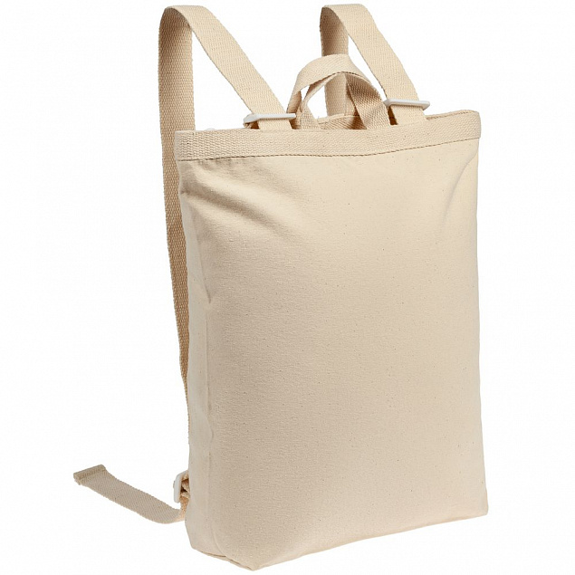 Рюкзак холщовый Discovery Bag, неокрашенный с логотипом в Санкт-Петербурге заказать по выгодной цене в кибермаркете AvroraStore