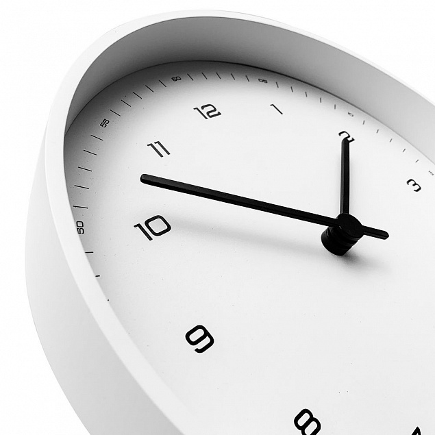 Часы настенные White, белые с логотипом в Санкт-Петербурге заказать по выгодной цене в кибермаркете AvroraStore