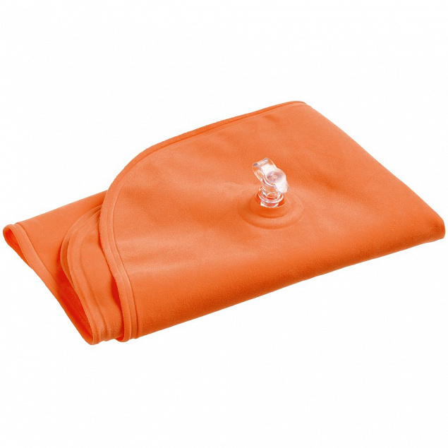 Надувная подушка под шею в чехле Sleep, серая с логотипом в Санкт-Петербурге заказать по выгодной цене в кибермаркете AvroraStore
