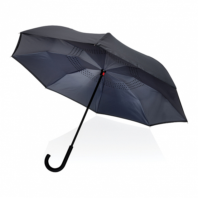 Двусторонний зонт Impact из RPET AWARE™ 190T, 23" с логотипом в Санкт-Петербурге заказать по выгодной цене в кибермаркете AvroraStore