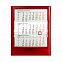 Календарь настольный на 2 года ; прозрачно-красный; 12,5х16 см; пластик; тампопечать, шелкография с логотипом в Санкт-Петербурге заказать по выгодной цене в кибермаркете AvroraStore
