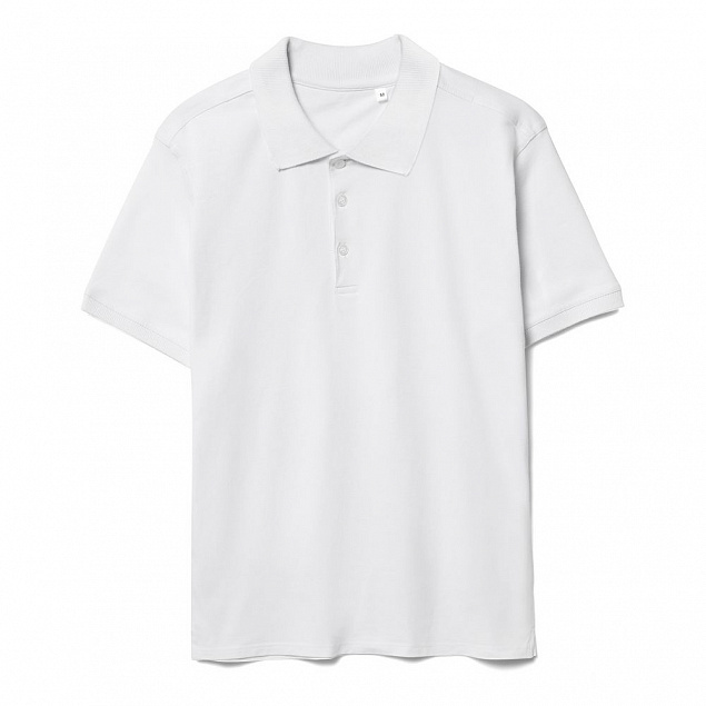 Рубашка поло мужская Virma Stretch, белая с логотипом в Санкт-Петербурге заказать по выгодной цене в кибермаркете AvroraStore