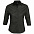 Рубашка женская с рукавом 3/4 EFFECT 140, черная с логотипом в Санкт-Петербурге заказать по выгодной цене в кибермаркете AvroraStore