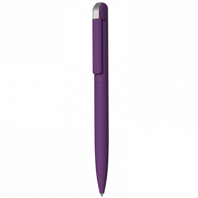 Ручка шариковая "Jupiter", фиолетовый, покрытие soft touch с логотипом в Санкт-Петербурге заказать по выгодной цене в кибермаркете AvroraStore