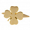 Шильдик «Счастливый клевер», золотистый с логотипом в Санкт-Петербурге заказать по выгодной цене в кибермаркете AvroraStore