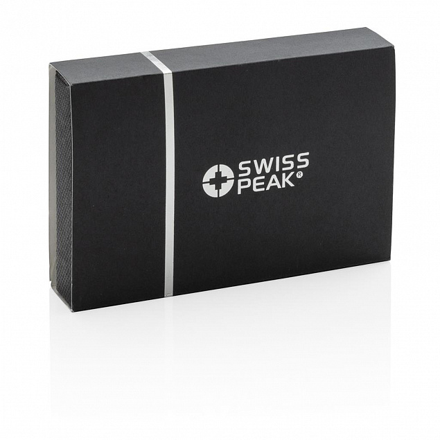 Бумажник Swiss Peak с защитой от сканирования RFID с логотипом в Санкт-Петербурге заказать по выгодной цене в кибермаркете AvroraStore