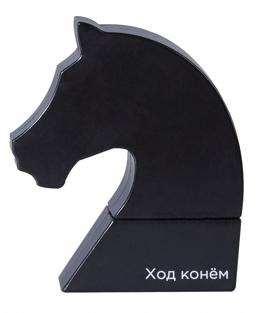 Флешка из серии «Ход конем», черная, 8 Гб с логотипом в Санкт-Петербурге заказать по выгодной цене в кибермаркете AvroraStore