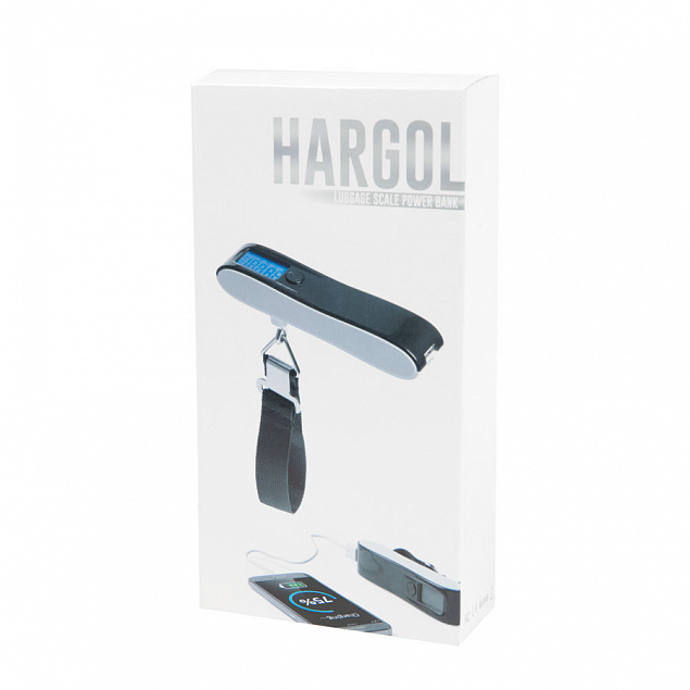 Универсальное зарядное устройство "Hargol" (2200mAh) с багажными весами с логотипом в Санкт-Петербурге заказать по выгодной цене в кибермаркете AvroraStore