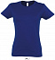 Фуфайка (футболка) IMPERIAL женская,Синий ультрамарин L с логотипом в Санкт-Петербурге заказать по выгодной цене в кибермаркете AvroraStore
