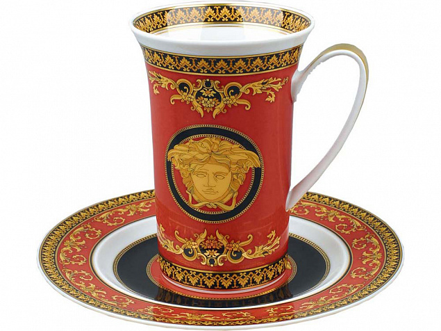 Чайная пара «Medusa» с логотипом в Санкт-Петербурге заказать по выгодной цене в кибермаркете AvroraStore