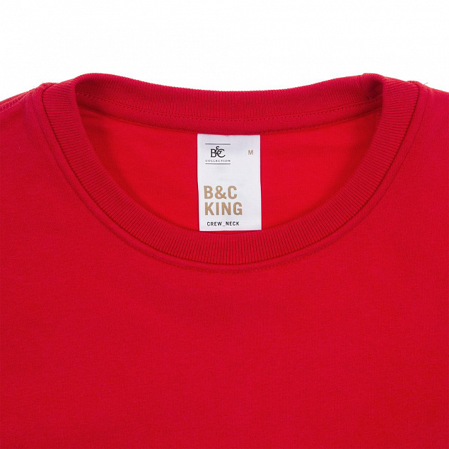 Свитшот унисекс King, белый с логотипом в Санкт-Петербурге заказать по выгодной цене в кибермаркете AvroraStore