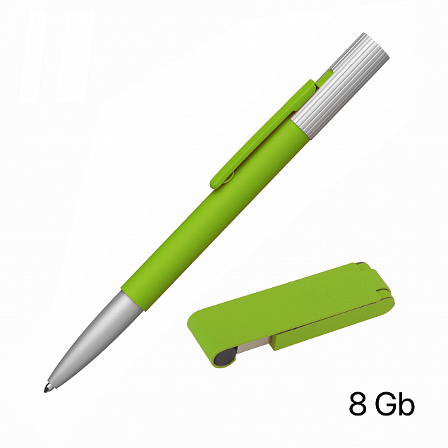 Набор ручка "Clas" + флеш-карта "Case" 8 Гб в футляре, покрытие soft touch с логотипом в Санкт-Петербурге заказать по выгодной цене в кибермаркете AvroraStore