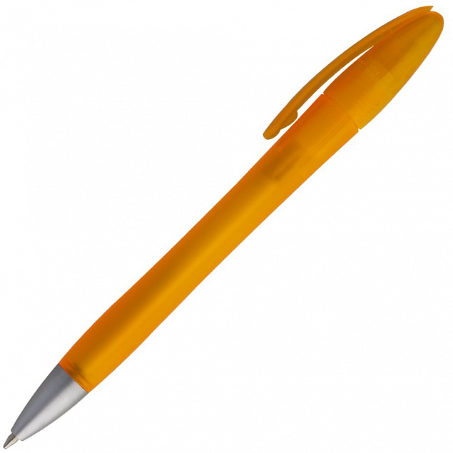 Ручка шариковая Moon, оранжевая с логотипом в Санкт-Петербурге заказать по выгодной цене в кибермаркете AvroraStore