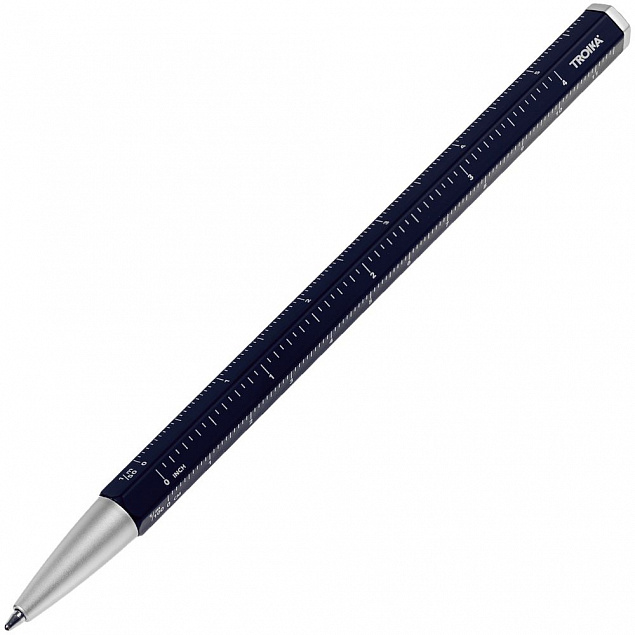 Ручка шариковая Construction Basic, темно-синяя с логотипом в Санкт-Петербурге заказать по выгодной цене в кибермаркете AvroraStore