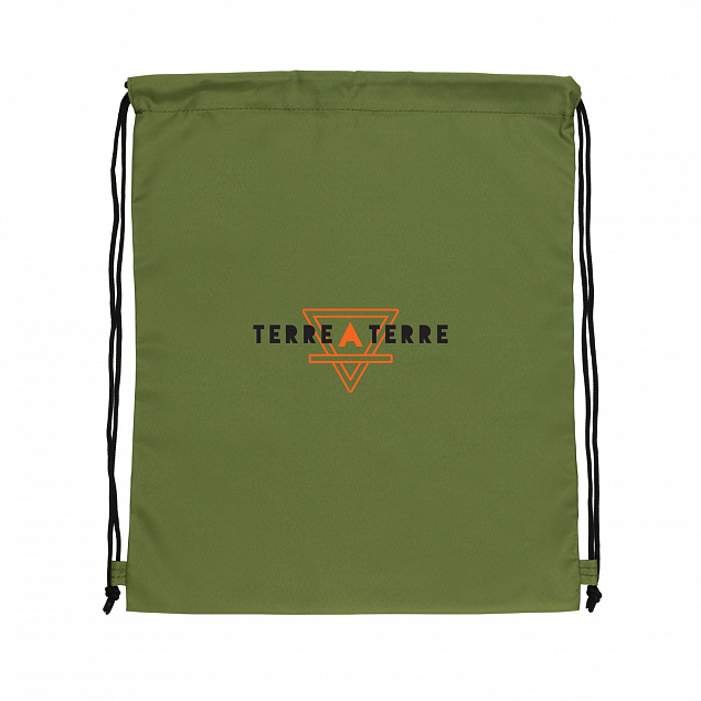 Плотный рюкзак на шнурке Impact из RPET AWARE™ с логотипом в Санкт-Петербурге заказать по выгодной цене в кибермаркете AvroraStore