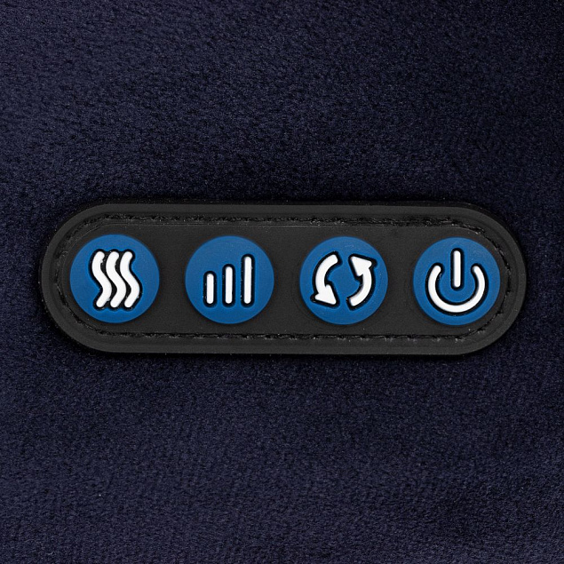 Дорожная подушка-массажер inRelax, синяя с логотипом в Санкт-Петербурге заказать по выгодной цене в кибермаркете AvroraStore