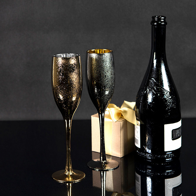 Набор бокалов для шампанского MOONSUN (2шт) с логотипом в Санкт-Петербурге заказать по выгодной цене в кибермаркете AvroraStore