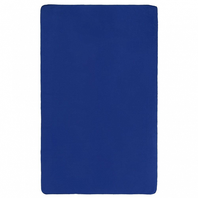 Флисовый плед Warm&Peace XL, ярко-синий с логотипом в Санкт-Петербурге заказать по выгодной цене в кибермаркете AvroraStore