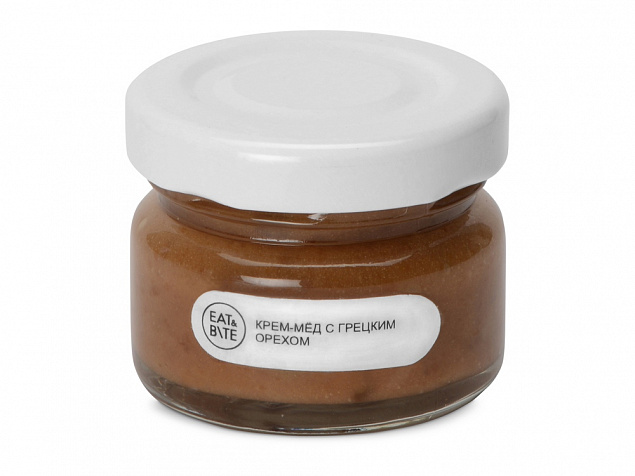 Крем-мёд с грецким орехом с логотипом в Санкт-Петербурге заказать по выгодной цене в кибермаркете AvroraStore