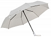 Автоматический ветрозащитный карманный зонт ORIANA, жемчужно-серый