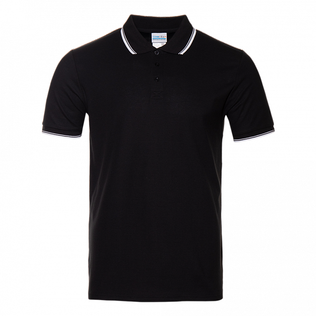 Рубашка поло Рубашка мужская 04T Чёрный с логотипом в Санкт-Петербурге заказать по выгодной цене в кибермаркете AvroraStore