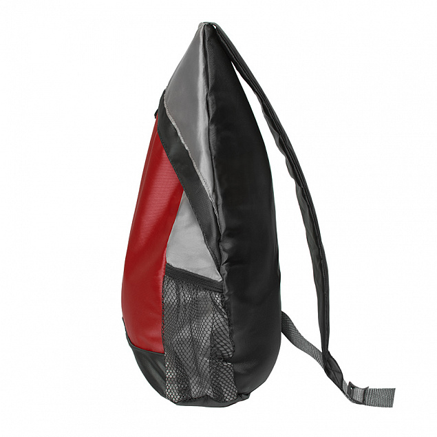 Рюкзак Pick, красный/серый/чёрный, 41 x 32 см, 100% полиэстер 210D с логотипом в Санкт-Петербурге заказать по выгодной цене в кибермаркете AvroraStore