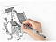 Ручка гелевая Mi High-capacity Gel Pen (10-Pack) MJZXB02WCHW (BHR4603GL) с логотипом в Санкт-Петербурге заказать по выгодной цене в кибермаркете AvroraStore
